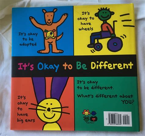 Its Okay To Be Different Todd Parr Themes Diversity Differently