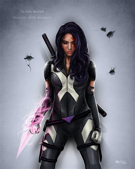 Olivia Munn Psylocke By Ben Wilsonham On Deviantart