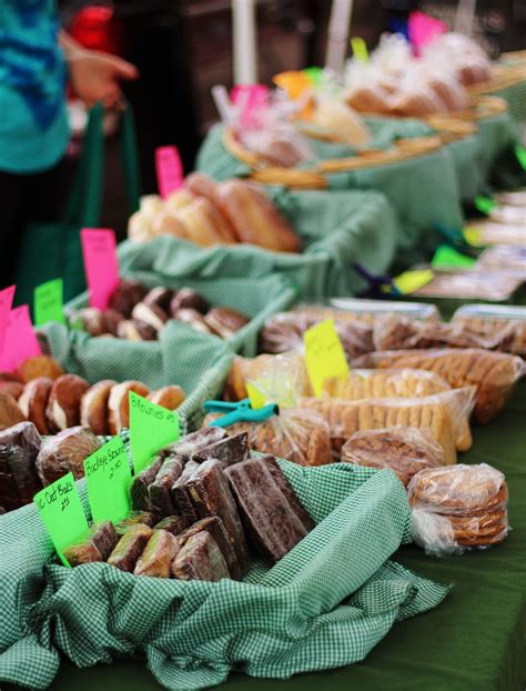 Fresh Baked Goods At The Downtown Farmers Market Farmers Market