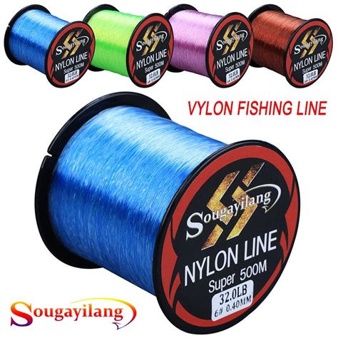 500m Super Strong Sea Fishing Line Monofilament Nylon 0 6 30LB Clear