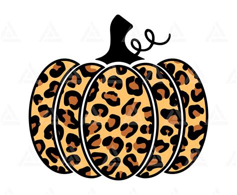 Leopard Pumpkin Svg Cheetah Print Svg Halloween Pumpkin Etsy In 2022