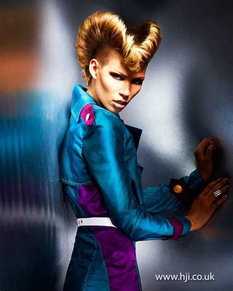 Jamie Stevens British Hairdresser Of The Year Nominee Collection Quiff Hairstyles Cool