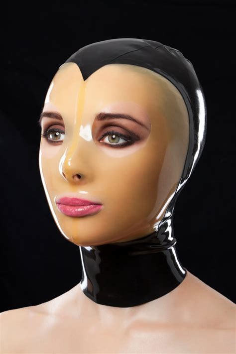 Aliexpress Com Buy Latex Mask With Transparent Face Latex Fetish