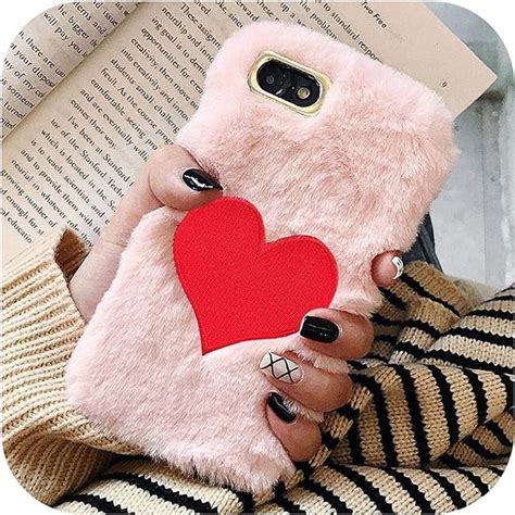 Fightly Cute Warm Furry Fluffy Case For Iphone Xs Max X Xr 6 6s 7 8 Plus 5 5s Se
