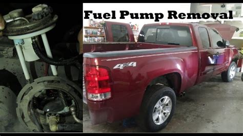 How to Remove Fuel Pump from GMC Sierra 