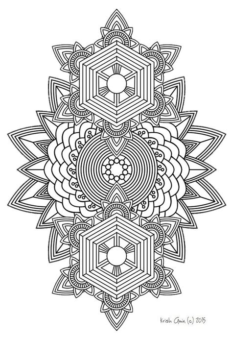 Download Printable Intricate Mandala Coloring Pages, Instant ...