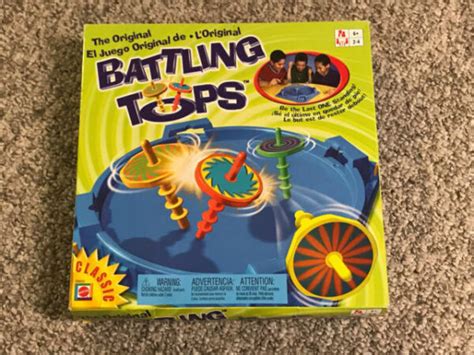 Mattel Battling Tops Game B9805 From 2003 Original With Instructions