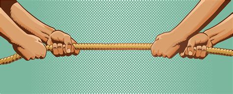 Tug Of War Pulling Rope Stock Illustration Download Image Now Istock
