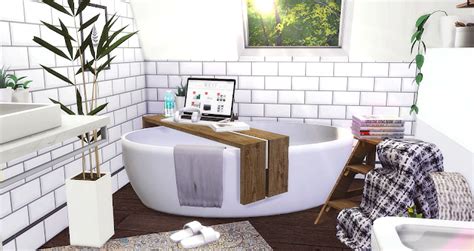 Vintage Attic Bathroom At Liney Sims The Sims 4 Catalog