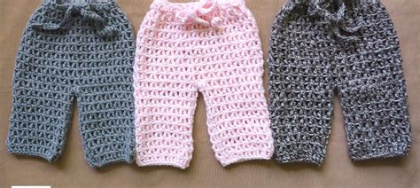 Treble Crocheted Baby Pants Sop Series Crochet Baby Pants