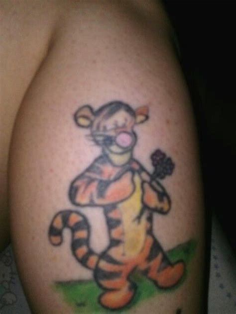 my tigger tattoo on my leg my tattoos pinterest tattoo inspiration i tattoo tigger legs