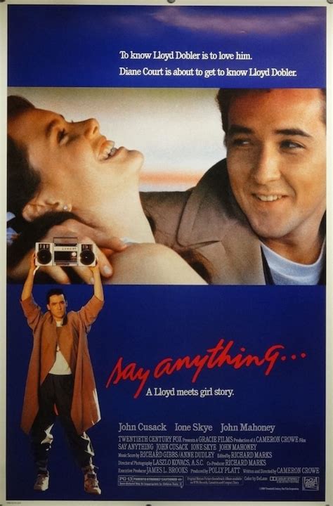 Say Anything 27x40 Movie Poster 1989 John Cusack Etsy