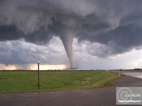 F5 Tornado Touches Down In Stock Photo