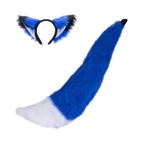 Pawstar Fox Yip Ears And Full Tail Set Unisex Furry Faux Fur Etsy