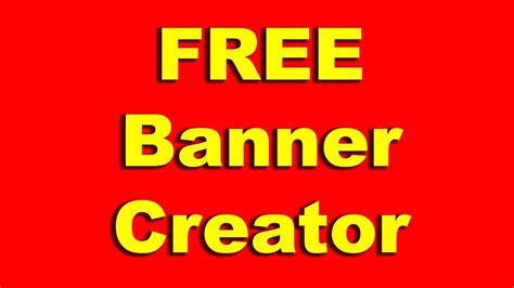 Creating a twitter banner to these dimensions isn't going to magically make your twitter banner look good. How to Create a Free Ad Banner | Banner Generator - YouTube