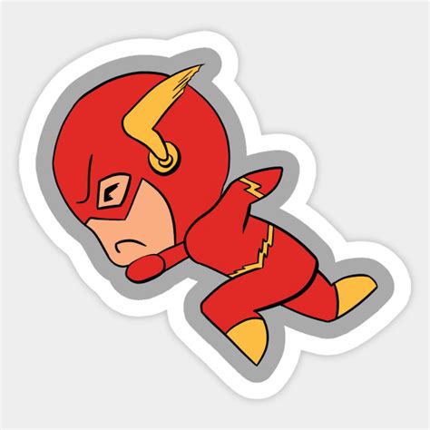 Flash Chibi The Flash Sticker Teepublic