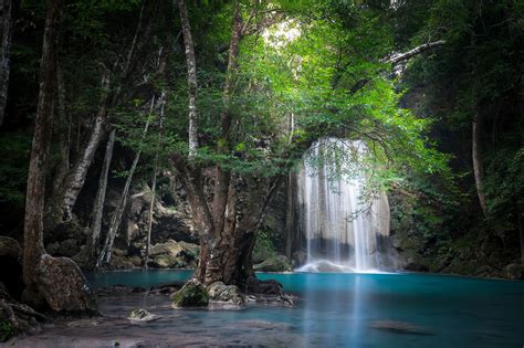 Details About Jungle Waterfall Thailand Wall Mural Photo