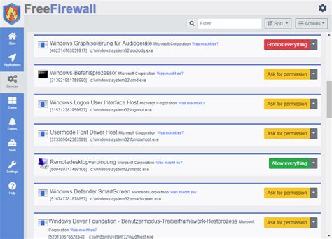 It will check that all incoming and outgoing traffic is legitimate, hide your computer's ports from hackers, and block. Viewing Free Firewall 64bit 1.4.9.17123 - OlderGeeks.com ...
