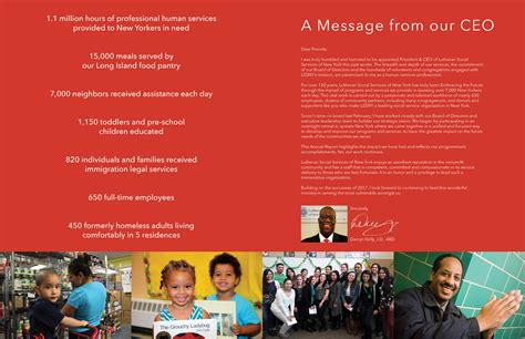 2017 Annual Report Lutheran Social Services Of New York