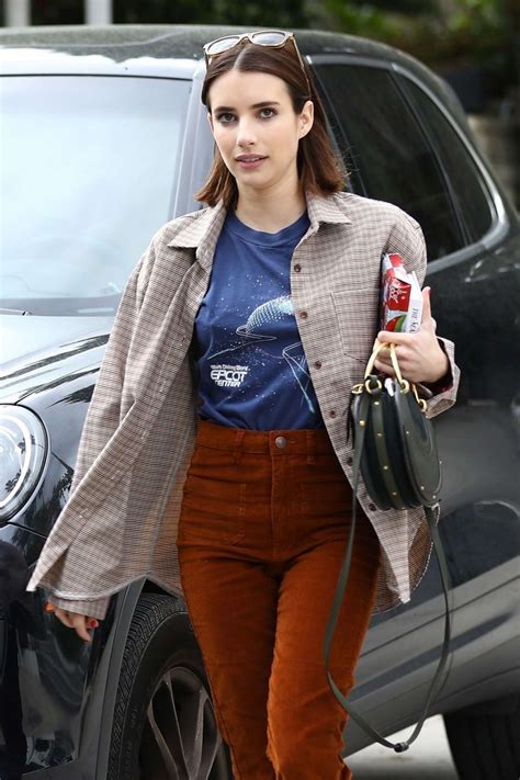 Emma Roberts Shopping In Los Angeles Gotceleb