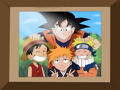 Las Mejores 115 Fotos De Goku Naruto Y Luffy Jorgeleonmx