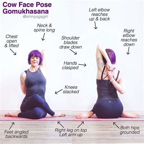 Gomukhasana Cow Head Pose Yoga For Strength And Health From Within