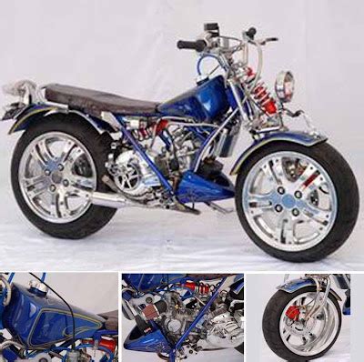 Modif Yamaha Mio to classic Style - auto modif-ikasi trend motor and