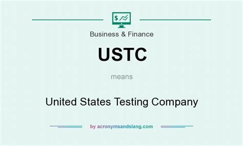 Ustc United States Testing Company In Business And Finance By