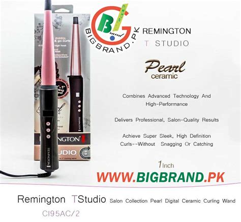 Remington Tstudio Salon Collection Pearl Digital Ceramic Curling Wand
