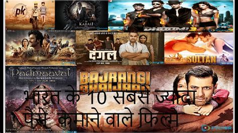 Top 10 Highest Earning Indian Movie Youtube