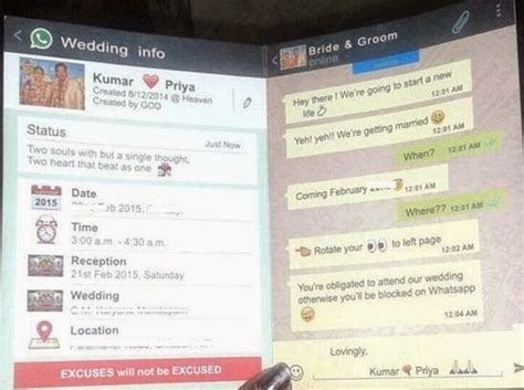 Make a wedding card online. Whatsapp Wedding Card | Wedding invitation message, Trendy ...