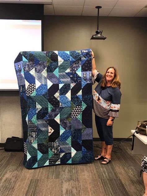 A Lovely Version Of The Cascade Quilt Pattern By Springleaf Studios