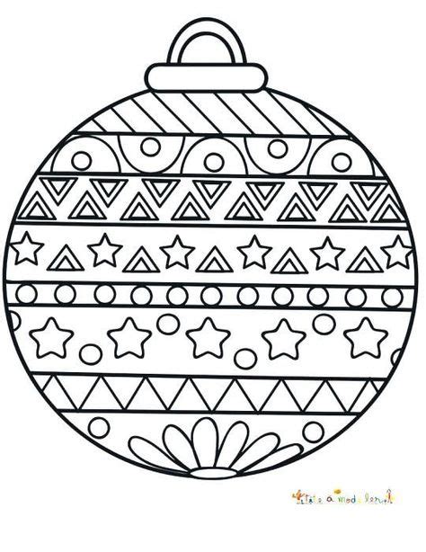 Dessin Sapin De Noel A Imprimer Gratuit  Boule de noel, Coloriage noel