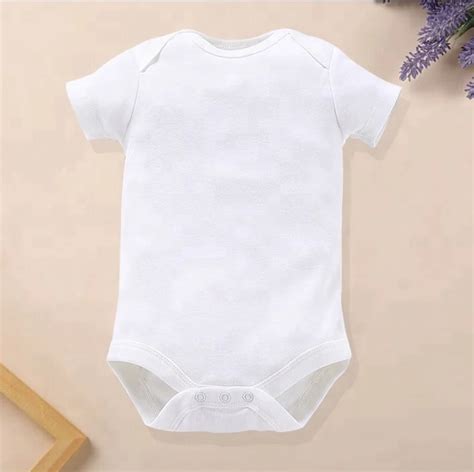 Unisex Baby 5 Pack Short Sleeve Plain White Romper Bodysuit Buy White