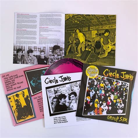 circle jerks ‘group sex lp 40th anniversary black and pink vinyl alternative press