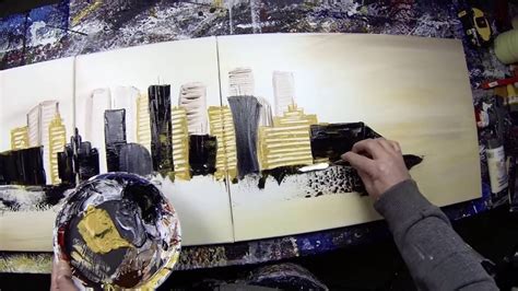 Abstract Acrylic Painting Demo By John Beckley Hd Video Cirisium