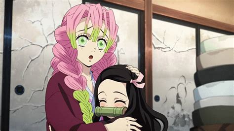 Mitsuri Hugging Nezuko By L Dawg211 On Deviantart