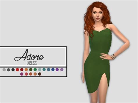 Adore Dress By Christopher067 At Tsr Sims 4 Updates