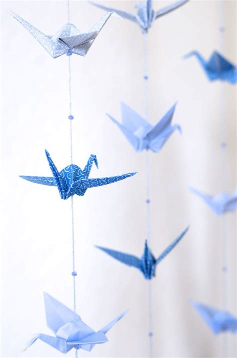 Maryandpatch Origami Cranes Hanging Diy Origami Mobile Hanging