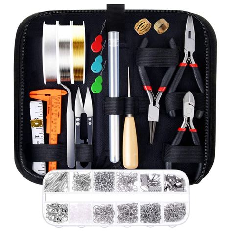 Diy Jewelry Making Supplies Kit With Tools Wires And Jewelry Findings