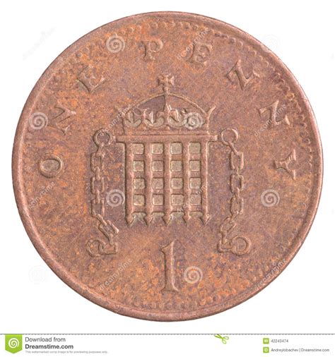 One British Penny Coin Stock Photo Image Of Kingdom