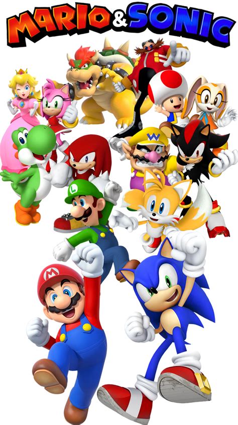 Mario Sonic And Friends By Gabriel Mario Sonic Fan By Gabrielmarioandsonic On Deviantart