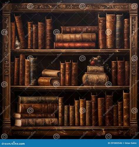 Leatherbound Legacy: Preserving the Beauty of Old Texts Stock Photo