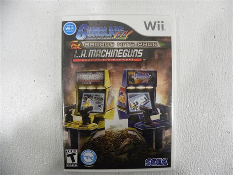 Buy The Gunblade Ny And La Machineguns Arcade Hits Pack Nintendo Wii Cib