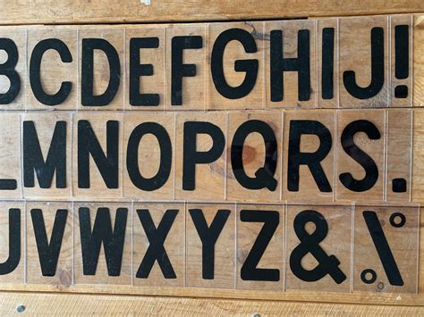 Medium 5 Inch Vintage Sign Letters Available By The Letter Etsy