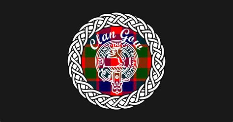 Clan Gow Surname Last Name Tartan Crest Badge Gow Kids T Shirt