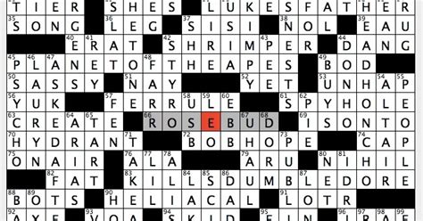 Get some help with a puzzle or create your own, free. Rex Parker Does the NYT Crossword Puzzle: Metal band ...