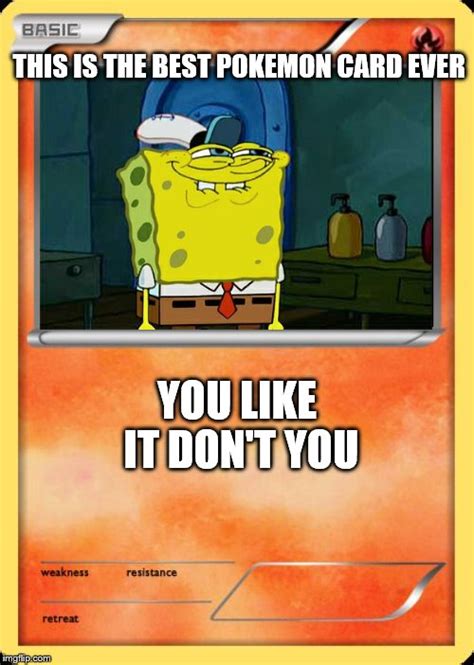 Blank Pokemon Card Imgflip