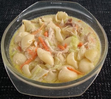 Our recipe is inspired by this mung bean soup or ginisang munggo is a filipino favorite that is really healthy and packed monggo or mung bean soup is a filipino dish that is eaten with rice and sometimes paired with fried. Filipino Chicken Macaroni Soup Recipe | Macaroni soup ...