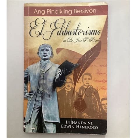 El Filibusterismo Ni Dr Jose Rizal Ang Pinaikling Bersiyon Shopee